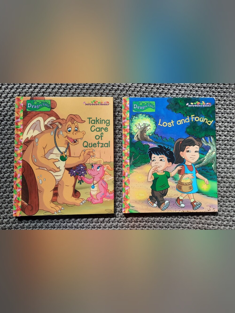 Dragon Tales Jellybean Books Lot of 2 Hardcover